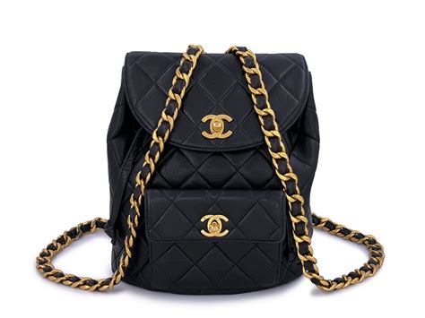 duma chanel bag|Chanel leather backpack.